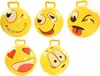 Hüpfball mit Griff 23cm Gummiball Kinder Smiley Gesicht Produktbild-Vorschau 2