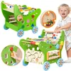VIGA Drewniany Pchacz Edukacyjny Krokodylek 12w1 Podgląd zdjęcia produktu 1
