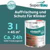 Superbau Klinkeröl Außen & Innen 3 L, Klinkerstein Produktbild-Vorschau 4