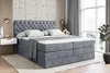 ALTDECOR Boxspringbett mit 2 Matratzen und Topper - 160x200 Produktbild-Vorschau 1