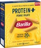 A box of Barilla Protein+ Penne Rigate pasta. Náhled obrázku produktu