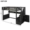Flieks Etagenbett 90x200cm mit Led, Hochbett mit Produktbild-Vorschau 5