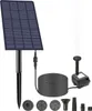 A solar-powered fountain pump kit with multiple nozzle attachments, displayed on a white background. Podgląd zdjęcia produktu
