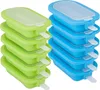 Relaxdays Eisformen 10er Set, Silikon, Formen für Eis am Produktbild-Vorschau 1