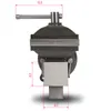 EBERTH Schraubstock aus Gusseisen mit Amboss, 125mm Produktbild-Vorschau 7