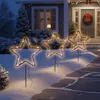 3.06 Gartenstecker Sterne 3er mit gold LED - 30 LED / ca. Produktbild-Vorschau 7