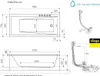 ECOLAM Badewanne Wave 170x75 cm + Schürze | Wanne Produktbild-Vorschau 5
