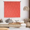MuchoWow® Wandteppich Wandbehang Tupfen - Rot - Muster Produktbild-Vorschau 2