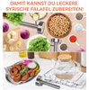 Falafel Former Edelstahl 304 5,5 cm Kugel Hebelmechanismus Produktbild-Vorschau 6