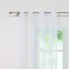 Gardinen Vorhänge Voile Gardine Transparent Dekoschal Uni Produktbild-Vorschau 3
