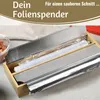 LS-LebenStil 2-fach Holz Folienspender Bambus Schubladen Produktbild-Vorschau 3