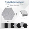 Eikuavons 12 Stück Akustikplatten Hexagonal selbstklebend Produktbild-Vorschau 2