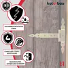 KOTARBAU® 2 St. T Scharniere gold L: 250 mm Kreuzgehänge Produktbild-Vorschau 5