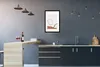 MuchoWow® Gerahmtes Poster Sommer - Schwarz - Grau 40x60 cm Produktbild-Vorschau 2