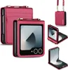 Handyhülle für Samsung Galaxy Z Flip 7, Leder Crossbody Produktbild-Vorschau 1