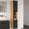 Planetmöbel Badmöbel Hochschrank Badezimmer Schrank schmal, Produktbild-Vorschau 2