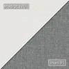 A split image showing two different material samples, likely for upholstery or furniture. Produktbild-Vorschau