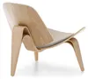 Poltrona di design DAHL - beige chiaro / rovere Anteprima dell’immagine prodotto 13