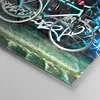 Bilder auf glas - Fahrräder Graffiti Straße Wand - 120x80cm Produktbild-Vorschau 5