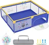 LZQ Laufstall Baby 200x180cm, Laufgitter Baby Absperrgitter Produktbild-Vorschau 17