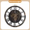 COSTWAY Große Wanduhr, 68 cm Zahnraduhr mit Produktbild-Vorschau 3