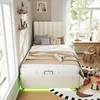 Letto imbottito Merax 90x200 con sistema di sollevamento a Anteprima dell’immagine prodotto 11