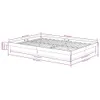 vidaXL Letto in legno massiccio grigio 135x190 cm Anteprima dell’immagine prodotto 11