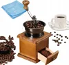 Handmühle Retro Holz für Kaffee, Pfeffer & Salz mit Gratis Produktbild-Vorschau 1