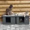 RHRQuality Casa per gatti - Villa de Luxe – Per interni ed Anteprima dell’immagine prodotto 2