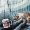 Katzen Glitzer-Kaffeebecher mit Spruch Ich bin nicht dick, Produktbild-Vorschau 3