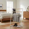Porte-serviettes sur pied Relaxdays, 3 barreaux, pour Voir les images du produit 3