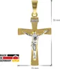 trendor 78803 Kruzifix-Anhänger für Herren 585 Gold Bicolor 29 mm 4 Produktbild-Vorschau