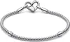 PANDORA Damenarmband mit Infinity-Herzverschluss aus 925er Produktbild-Vorschau 3