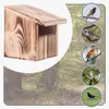 Woodygift Nistkasten Vogelhaus Typ P aus Holz geflammt 14 x Produktbild-Vorschau 6