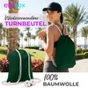EllaTex Turnbeutel 37x46 cm – Gym Sack aus 100% Baumwolle Produktbild-Vorschau 2