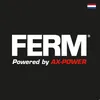 The image displays the brand logo and a slogan on a black background, with the Dutch flag in the top right corner. Produktbild-Vorschau