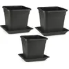 3er Set Topf viereckig 30L (36 x 36 x 36cm) mit Produktbild-Vorschau 1