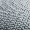 A close-up, angled view of a woven polyrattan material, likely a balcony screen or privacy fence. Produktbild-Vorschau