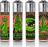 Clipper Reibradfeuerzeuge PROPAGANJA, 4 Stück Produktbild-Vorschau 1
