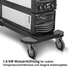 Close-up of the lower section of a welding machine on a trolley with wheels. Produktbild-Vorschau