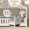 Crazy Pine Lit de maison 90x200 cm - Lit d'enfant en bois Voir les images du produit 7