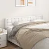 vidaXL Kopfteil mit Ohren Weiß 163x16x78/88 cm Kunstleder - Produktbild-Vorschau 11