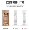 Mysoda Glasflasche Silber 1L Produktbild-Vorschau 9