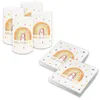 itenga 6x Windlicht + 40x Servietten - Schön dass du da Produktbild-Vorschau 1