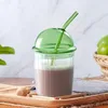 Trinkbecher mit Deckel und Strohhalm-Ripple Glas Eiskaffee Produktbild-Vorschau 8