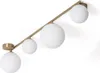 Deckenleuchte aus Metall und Glas Moonlight Brass 4 Spots Produktbild-Vorschau 1
