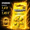60 x WILHELM Hörgerätebatterien Typ 10 gelb Produktbild-Vorschau 5