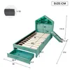 Flieks Kinderbett 90x200cm mit Rutsche und Led, Polsterbett Produktbild-Vorschau 4