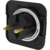 Adaptateur européen, 3x, noir Voir les images du produit 3