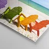 Bilder auf glas - Sunbed ufer florida Sommer - 60x60cm - Produktbild-Vorschau 5